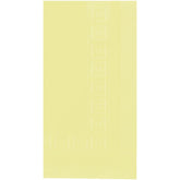 Disposable 3 Ply Paper Table Cover Fits 8' Tables, 53 x 108", Light Yellow